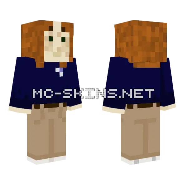 Gift To Me Minecraft skin, front and back