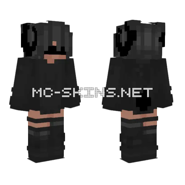 Gilli Minecraft skin, front and back
