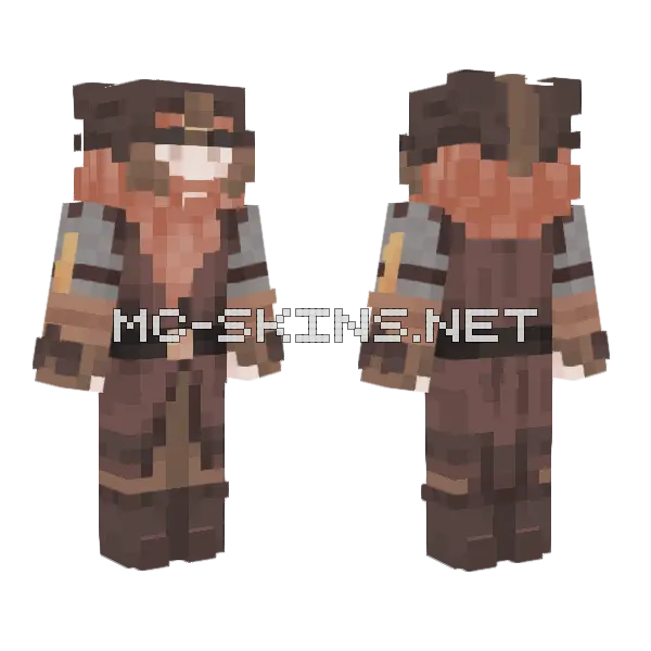Gimli Rq Minecraft skin, front and back