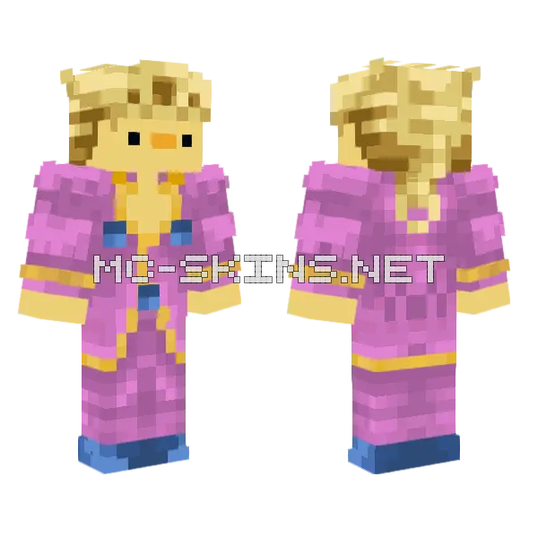 Giorno Duck Minecraft skin, front and back