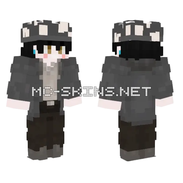 Girfer Minecraft skin, front and back