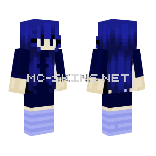 Girl 3 Fix Minecraft skin, front and back