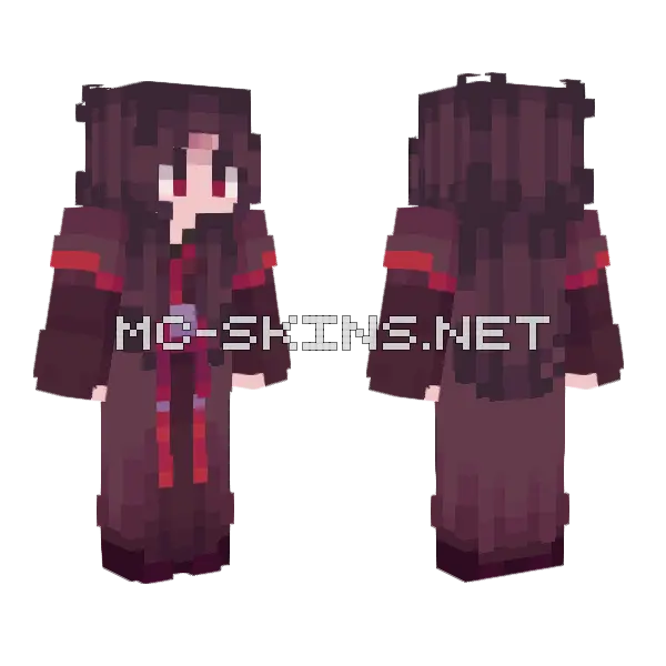Girl Minecraft skin, front and back