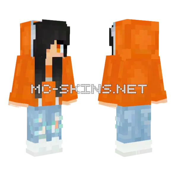 Girl Minecraft Skin Minecraft skin, front and back