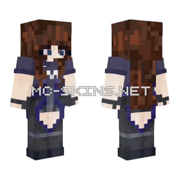 Giselle Savage Minecraft skin, front and back