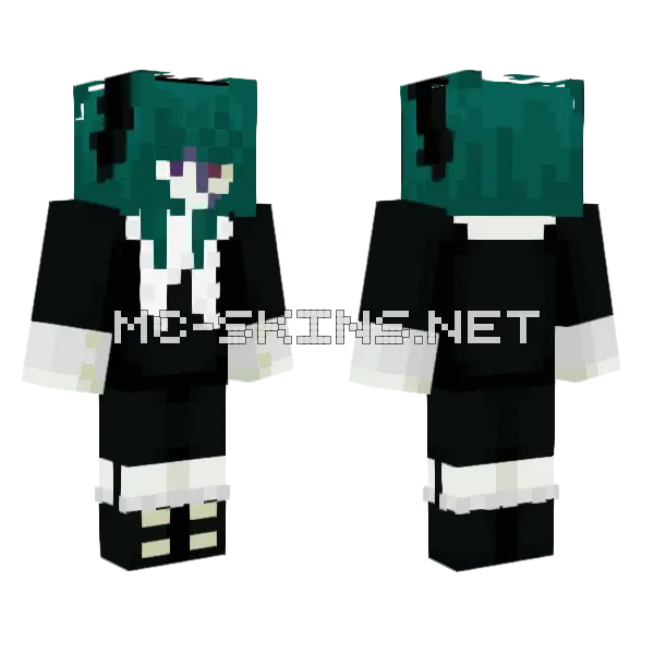 Gl00miii Teal Monster, front and back