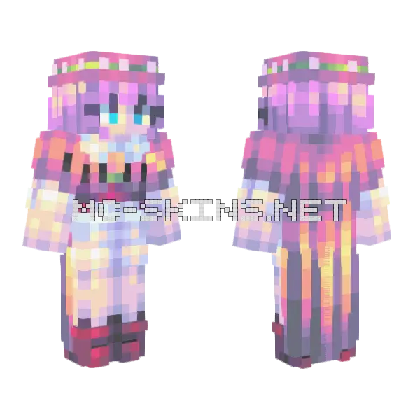Glamour World Minecraft skin, front and back