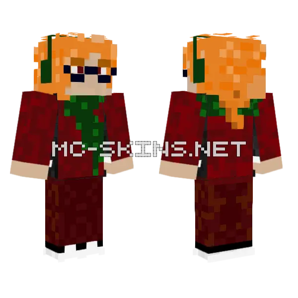 Glasses Strawberry, front and back