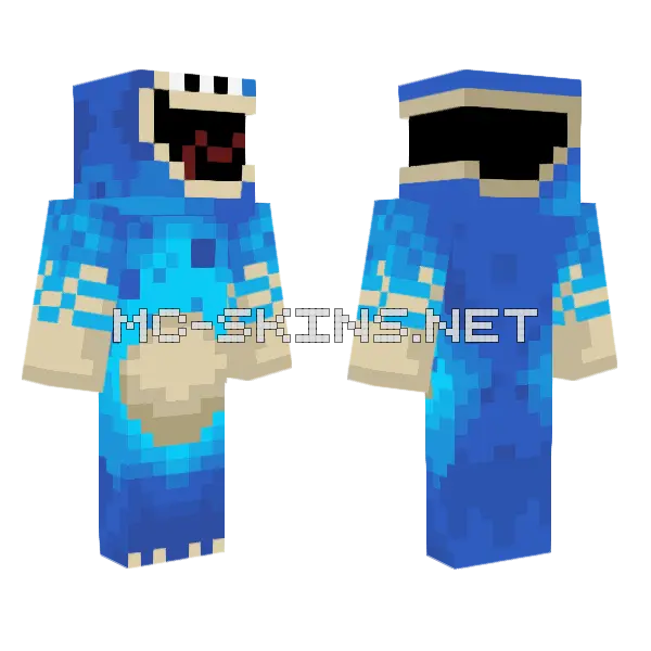 Globox Minecraft skin, front and back