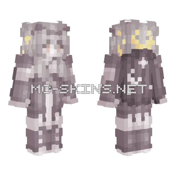 Gloomy Skies FS Minecraft skin, front and back