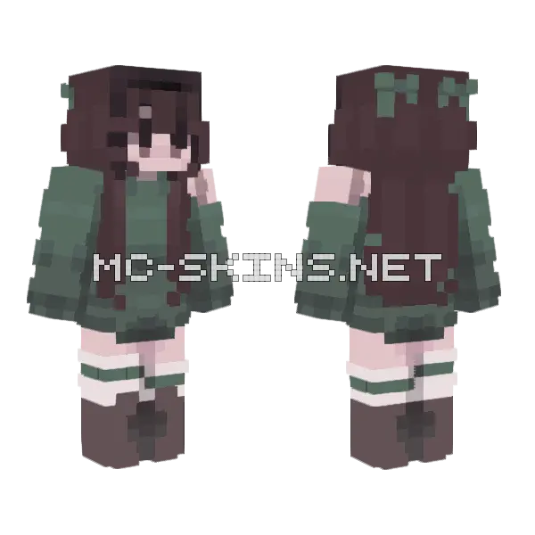 Glowing Dim As An Ember Rce Minecraft skin, front and back