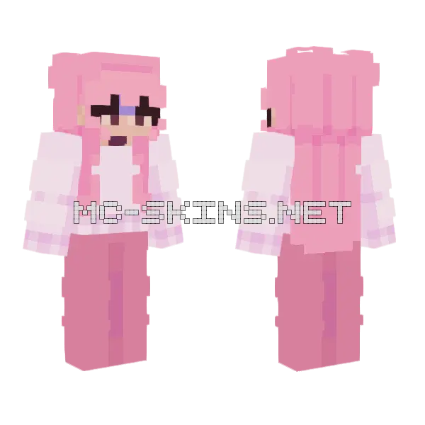 Glowing Rce Minecraft skin, front and back