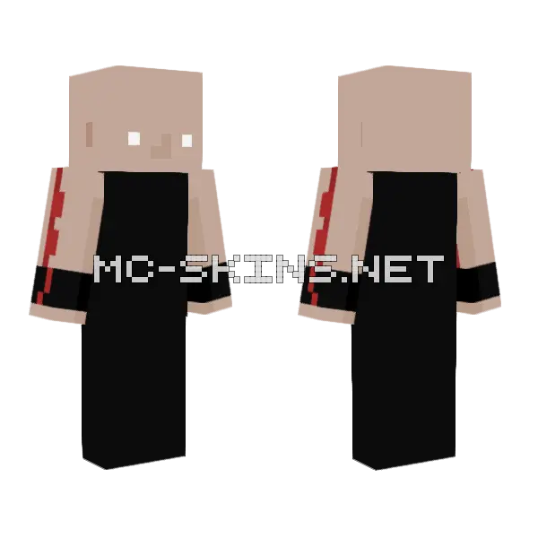 Gluttony Minecraft skin, front and back