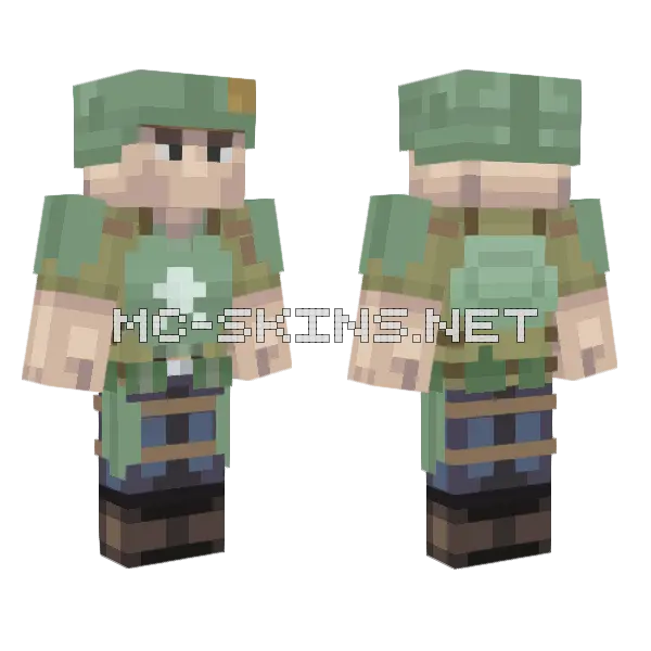 Gnr The Scarecrow Minecraft skin, front and back