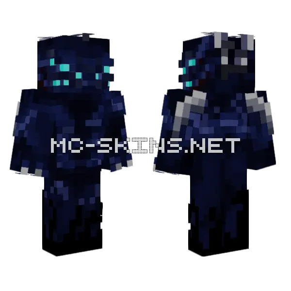 God Of Sea Minecraft skin, front and back