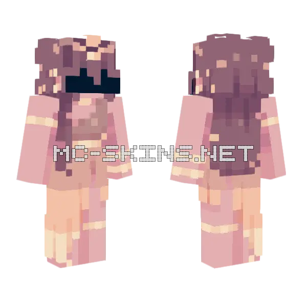 Goddess Minecraft skin, front and back