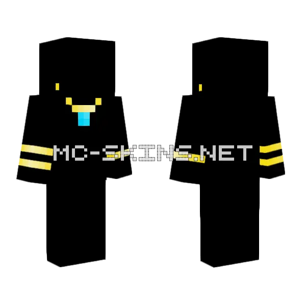 Goddess Acs Base Minecraft skin, front and back