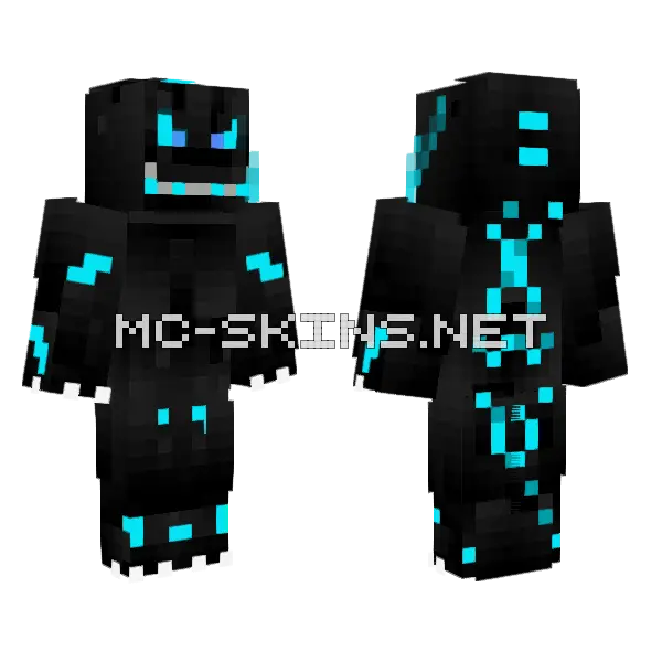 Godzilla Monster Skin Minecraft skin, front and back