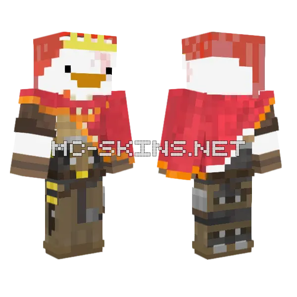 Gogol Minecraft skin, front and back