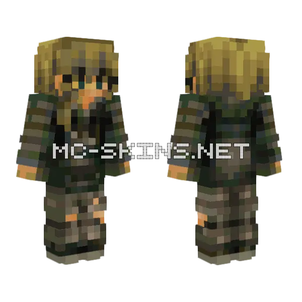 Going Away To College Minecraft skin, front and back
