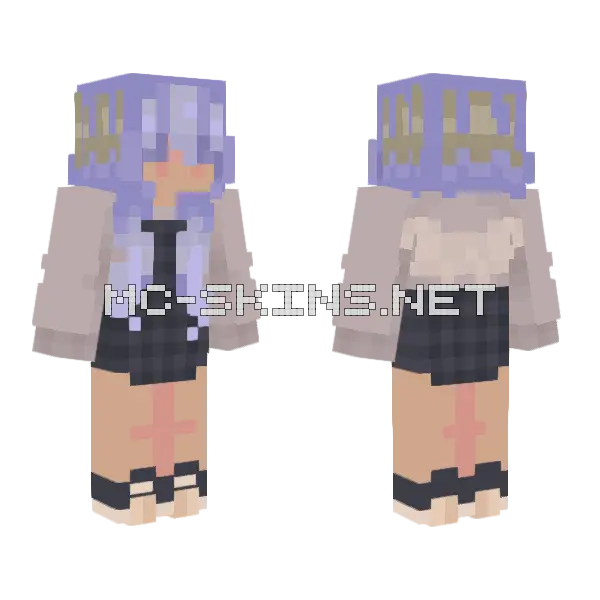Going To Work Minecraft skin, front and back