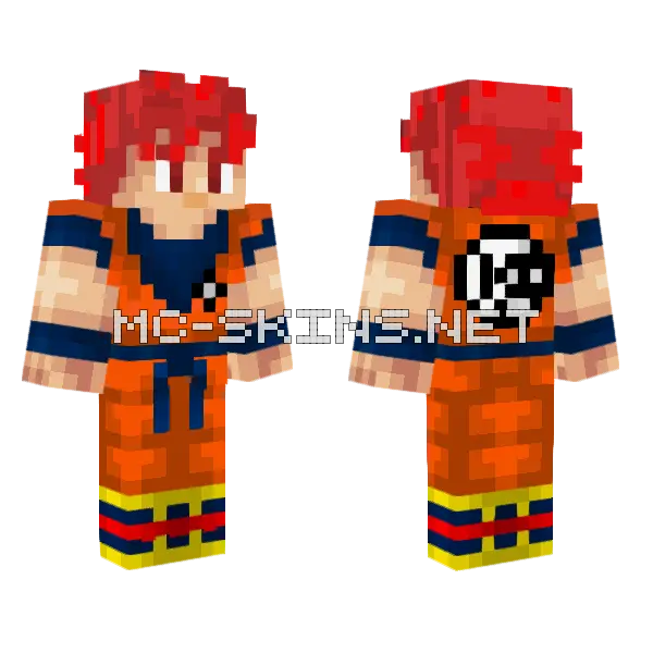 Goku Orange Gi, front and back