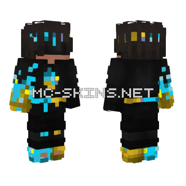Goldcrags Skin Minecraft skin, front and back