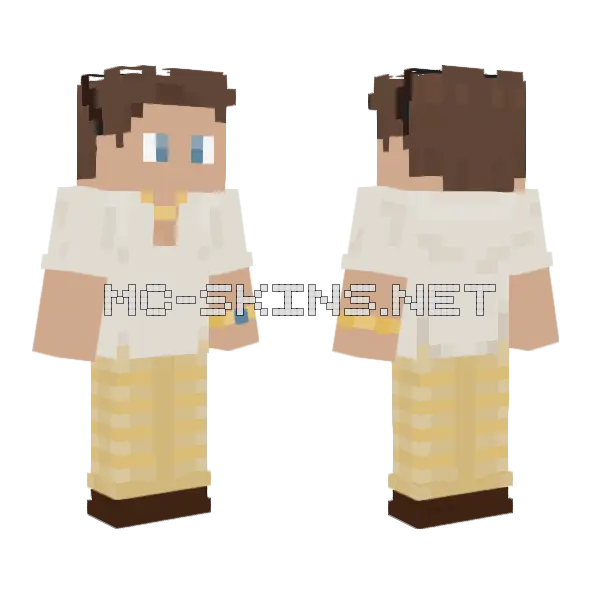 Golden Desert Robes, front and back