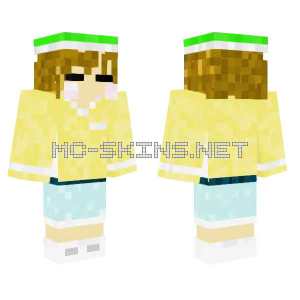 Golden Hair Girl, front and back