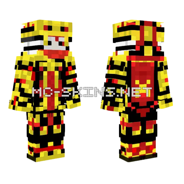 Golden Knight, front and back