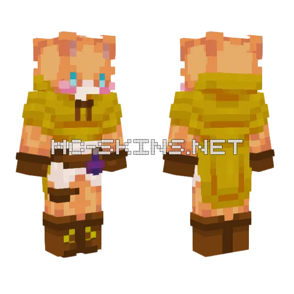 Golden Knight Armor, front and back