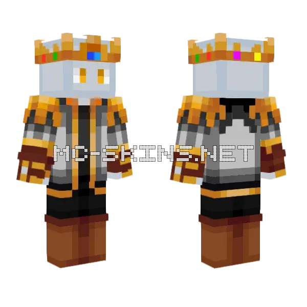 Golden Mage Robes, front and back