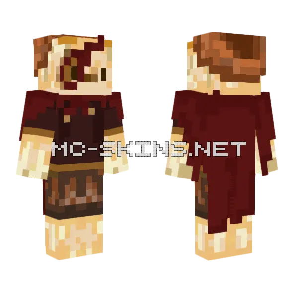 Golden Masquerade Outfit, front and back