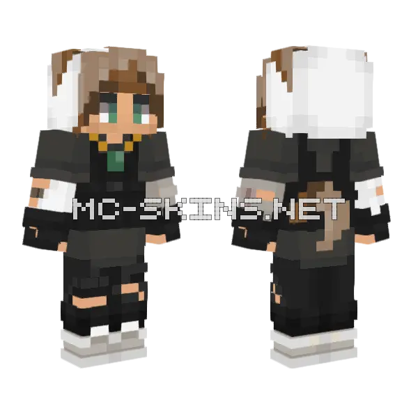 Goldenau Puns Alter Skin Minecraft skin, front and back