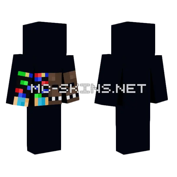 Goldn S Lore 1 Past Future Minecraft skin, front and back