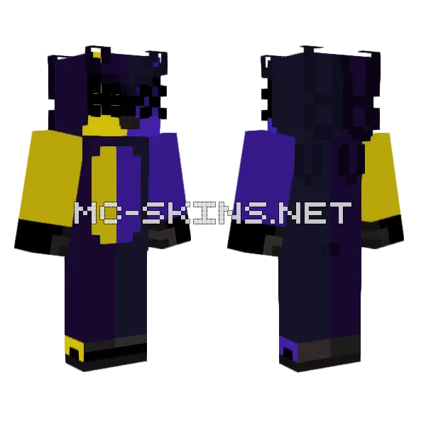 Goldn SMP Skin Minecraft skin, front and back