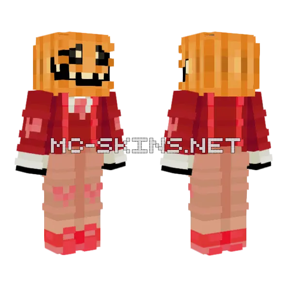 Golemell Valentine S Day Minecraft skin, front and back