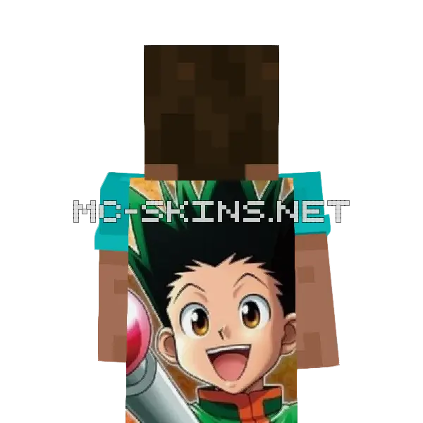 Gon Freecss cape, outside and lining