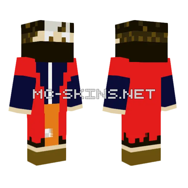 Gonai Minecraft skin, front and back