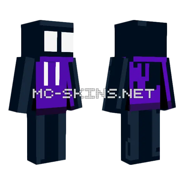 Goo3ym3ss Minecraft skin, front and back