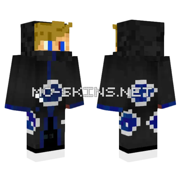 Good Aquixel Minecraft skin, front and back