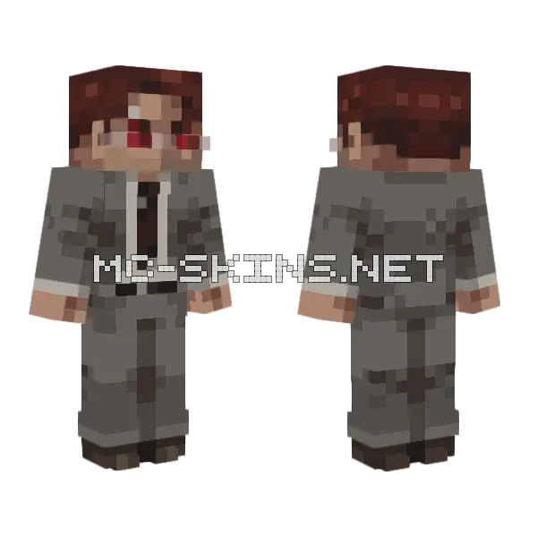 Good Lawyer Minecraft skin, front and back