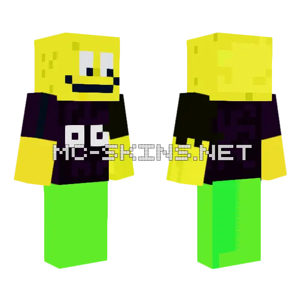 Goofy Monster Skin Minecraft skin, front and back