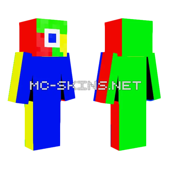 Google Nova Minecraft skin, front and back
