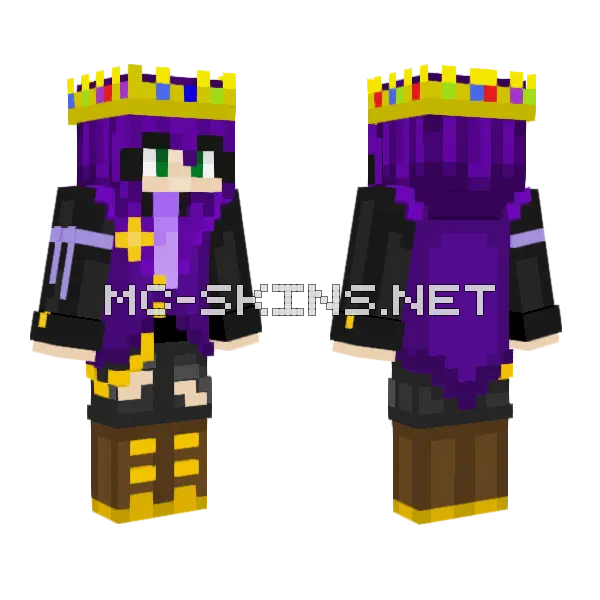 Goose's Gala Suit Minecraft skin, front and back