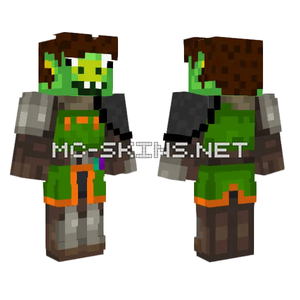 Goosey Goblin Minecraft skin, front and back
