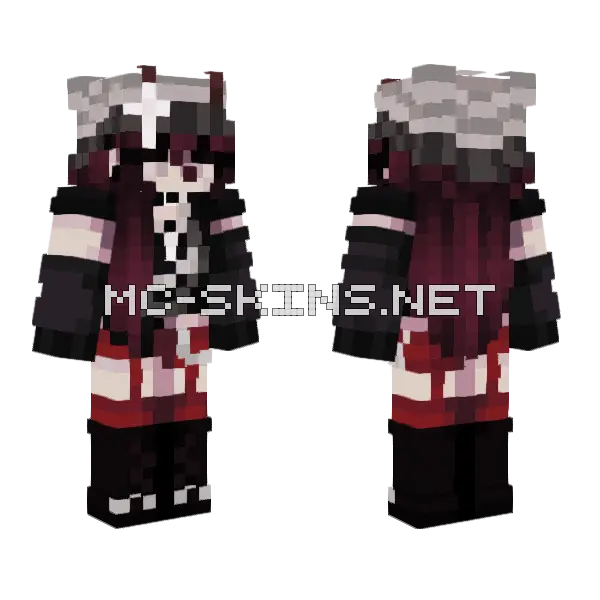 Goreboy Minecraft skin, front and back