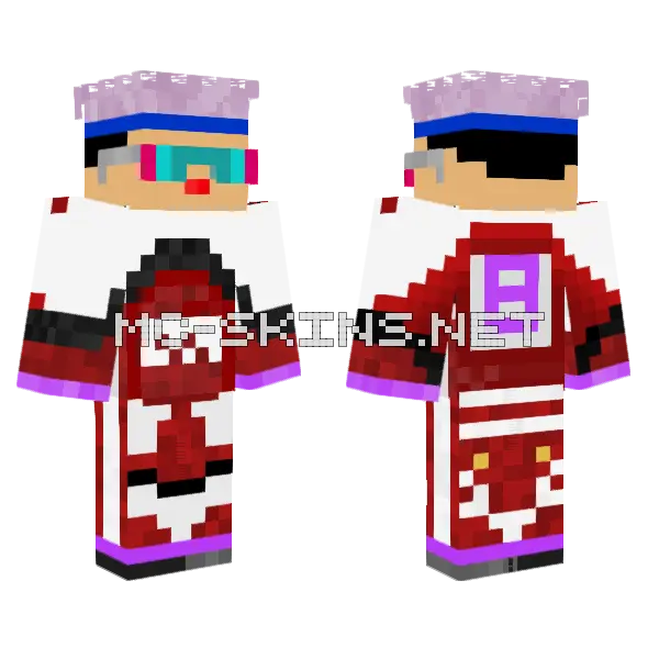 Gorican 06 Wyjazdowy Kuba Nowak 08 Minecraft skin, front and back