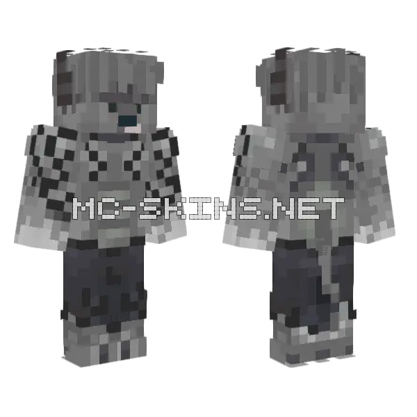 Gorlog Minecraft skin, front and back