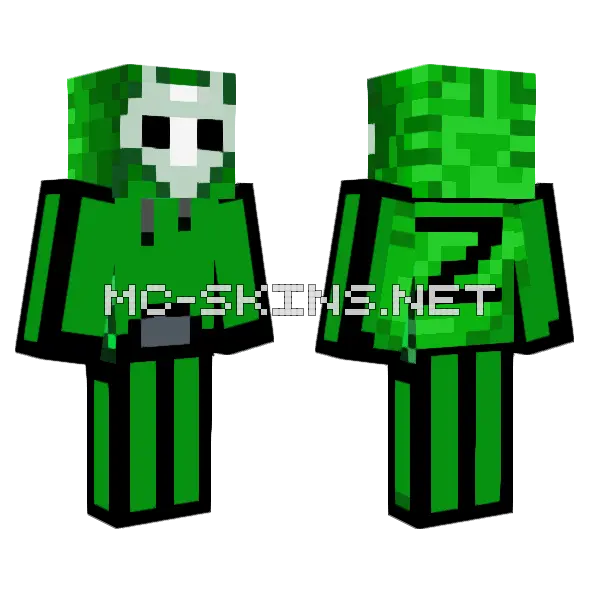 Goro Minecraft skin, front and back